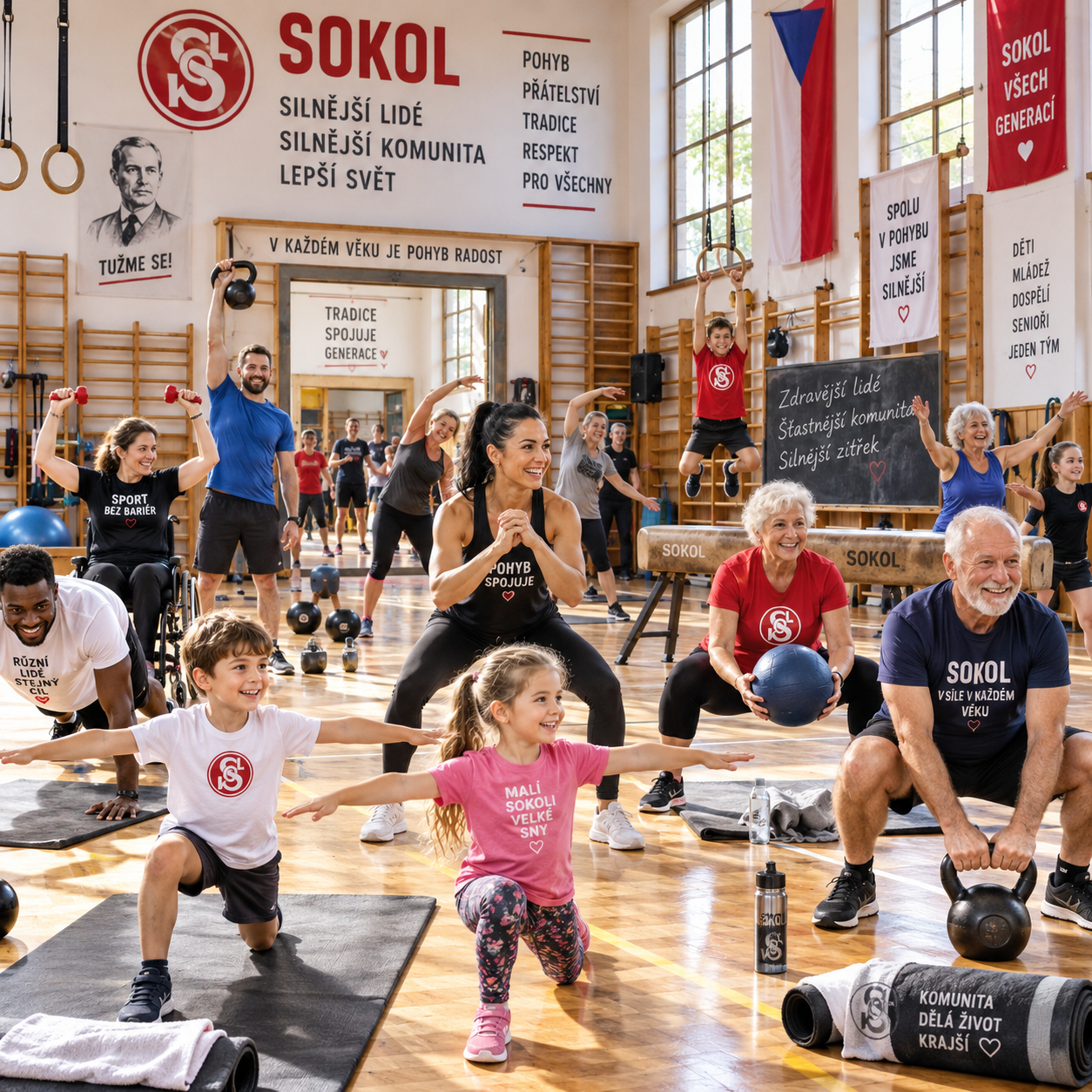 Rozvoj fyzické kondice a zdraví prostřednictvím Sokola
